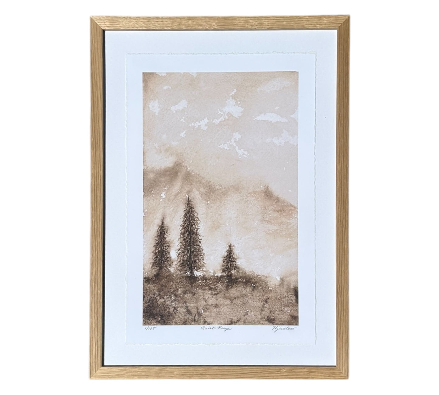 Quiet Range - Framed