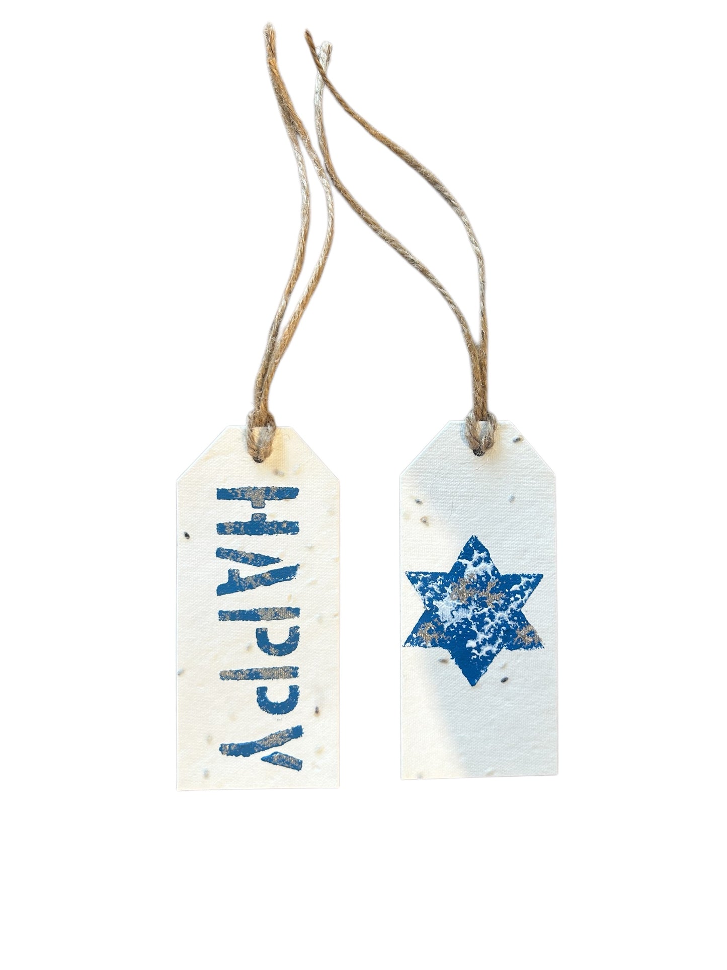 Hand painted Gift Tags - Hanukkah