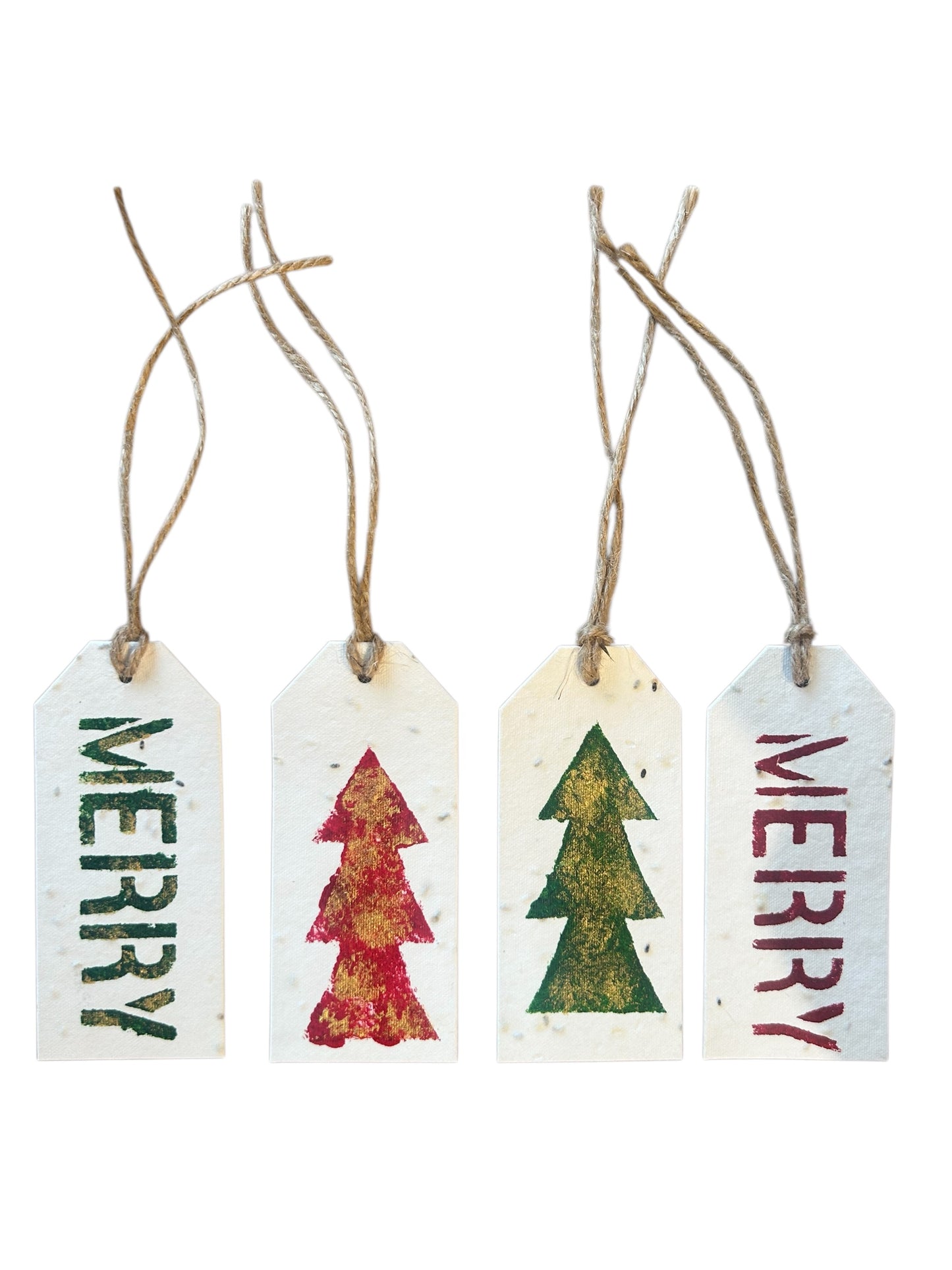 Hand painted Gift Tags - Christmas